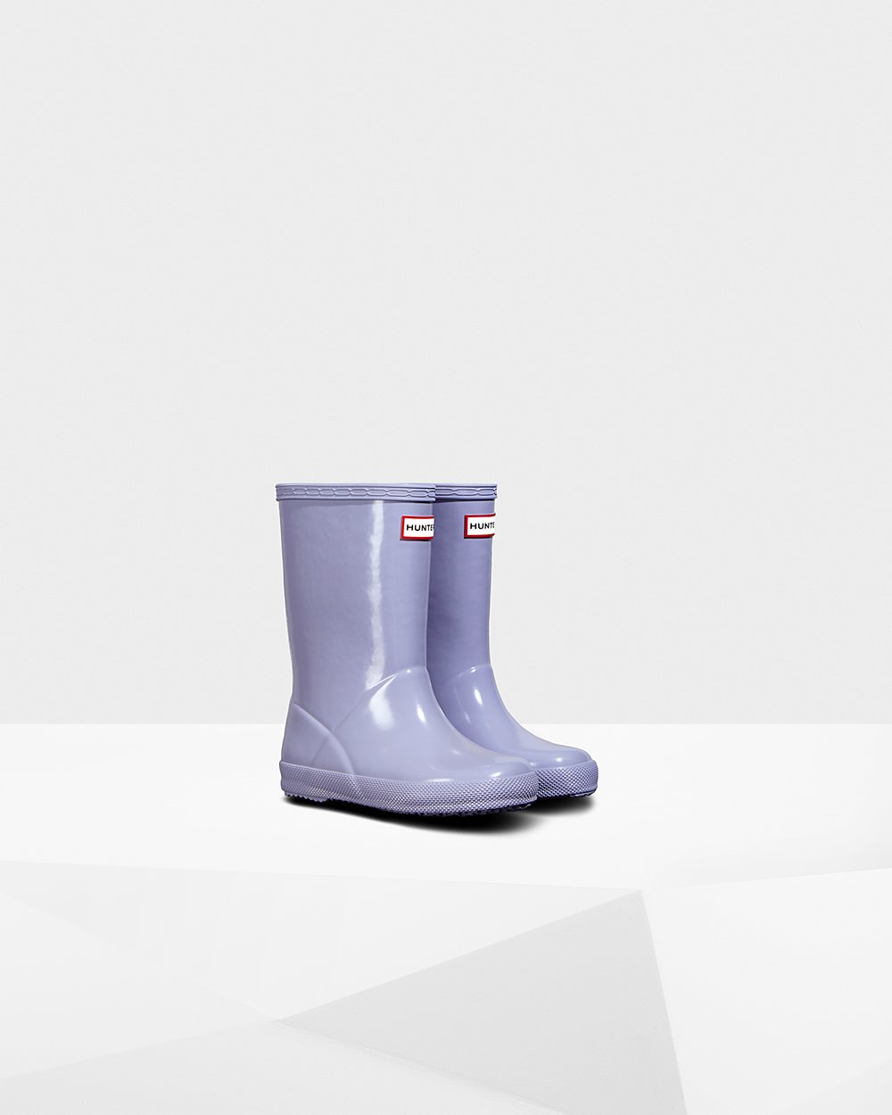 Kids Hunter Original First Classic Gloss - Rain Boots Purple - 4659-RTVJI